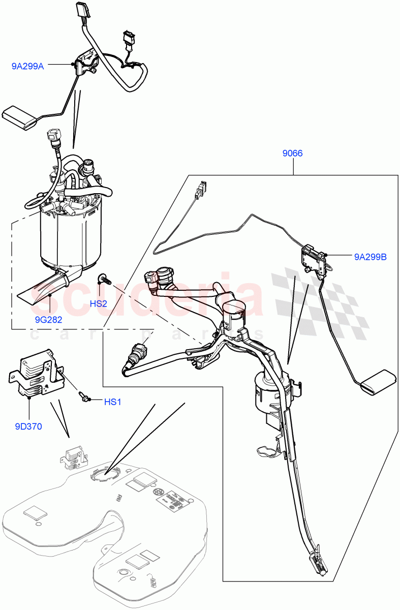Fuel Pump And Sender Unit (5.0L OHC SGDI SC V8 Petrol - AJ133) ((V) TOGA999999) of Land Rover Land Rover Range Rover Sport (2014+) [5.0 OHC SGDI SC V8 Petrol]