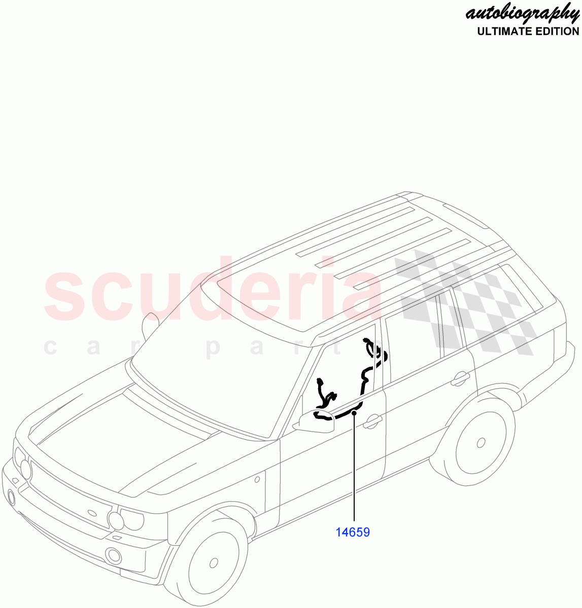 Wiring - Seats (Autobiography Ultimate Edition) ((V) FROMBA344356) of Land Rover Land Rover Range Rover (2010-2012) [4.4 DOHC Diesel V8 DITC]