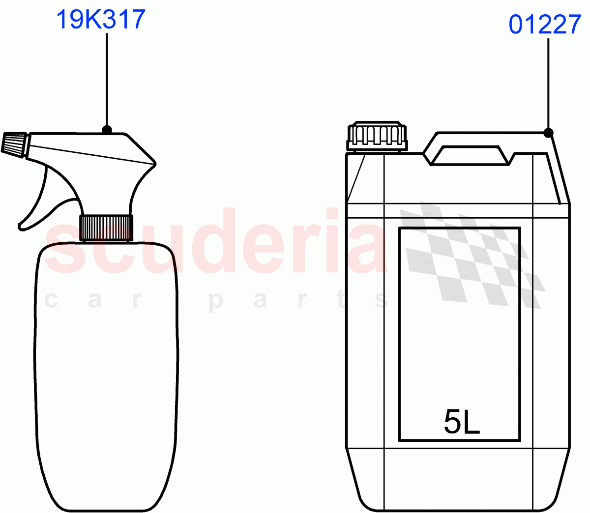 Other Fluids (Nitra Plant Build) ((V) FROMK2000001) of Land Rover Land Rover Discovery 5 (2017+) [3.0 DOHC GDI SC V6 Petrol]