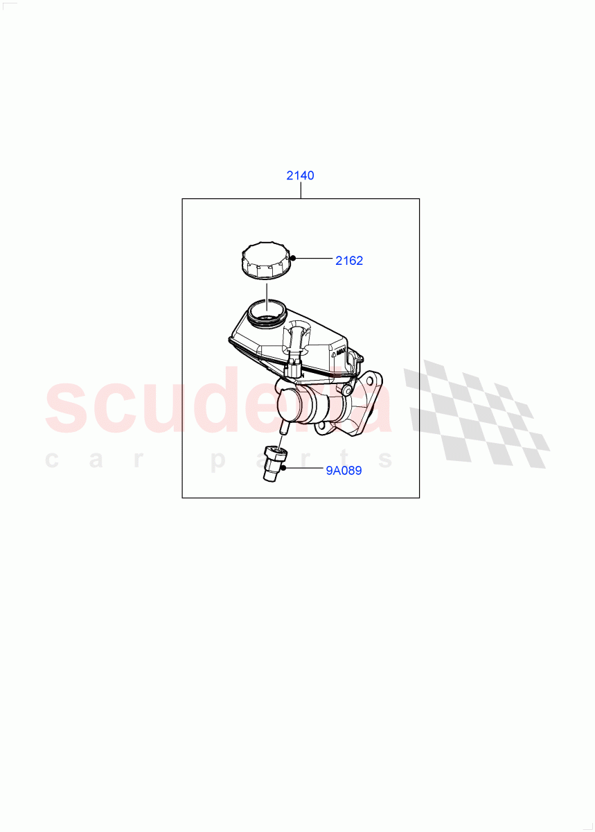 Master Cylinder - Brake System (Changsu (China)) ((V) FROMEG000001, (V) TOGG134738) of Land Rover Land Rover Range Rover Evoque (2012-2018) [2.2 Single Turbo Diesel]
