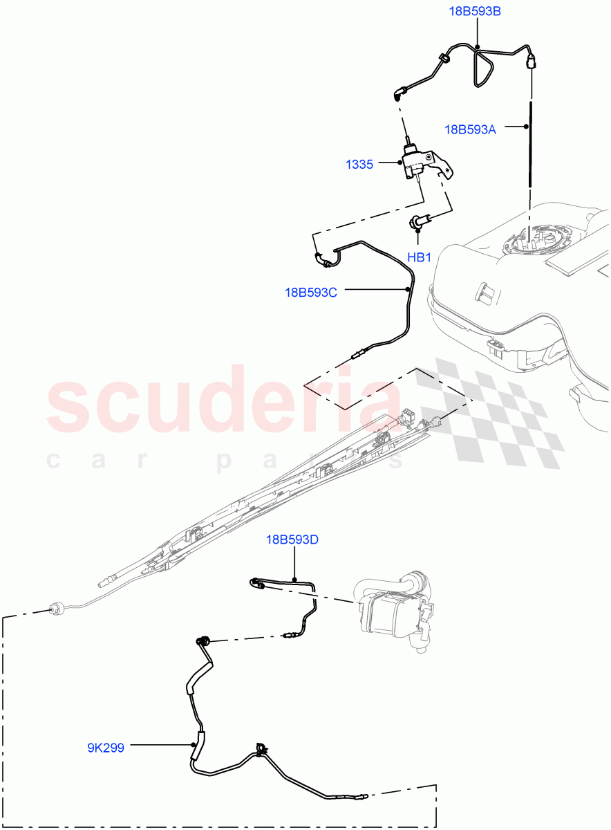 Auxiliary Fuel Fired Pre-Heater (Heater Fuel Supply) (Changsu (China), Fuel Heater W/Pk Heat Less Remote, Fuel Fired Heater With Park Heat, With Fuel Fired Heater) ((V) FROMFG000001) of Land Rover Land Rover Discovery Sport (2015+) [2.2 Single Turbo Diesel]