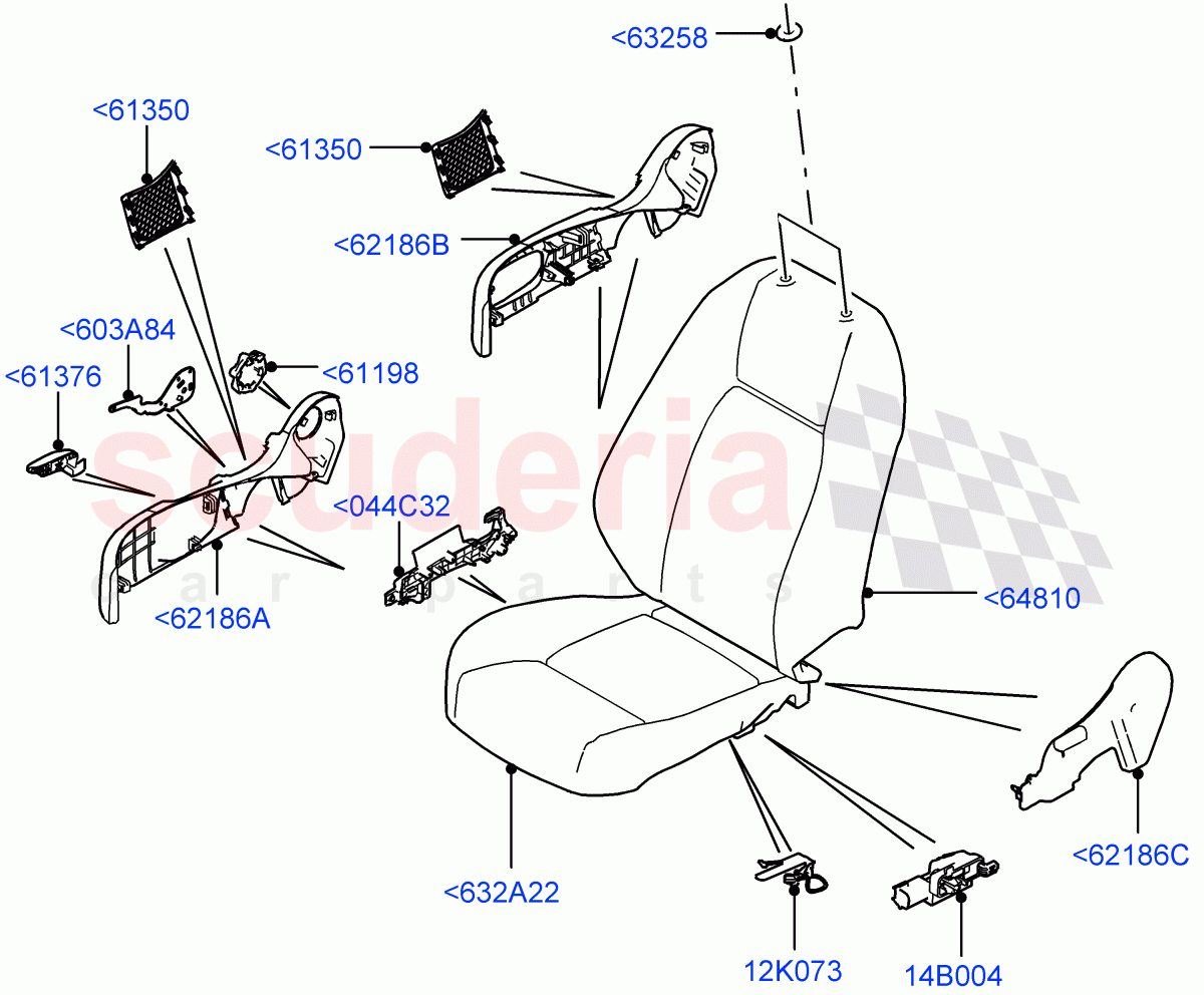 Front Seat Pads/Valances & Heating (Itatiaia (Brazil)) ((V) FROMGT000001) of Land Rover Land Rover Discovery Sport (2015+) [2.0 Turbo Diesel]