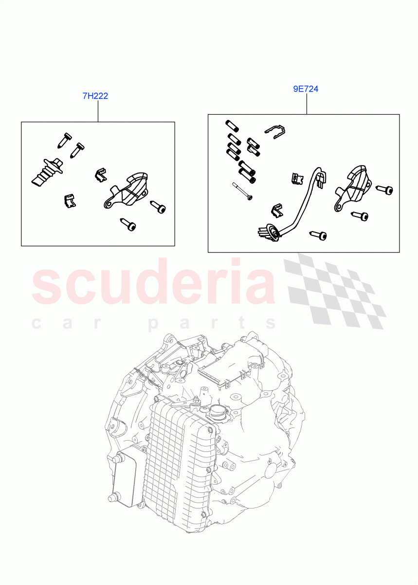Valve Body - Main Control & Servo's (9 Speed Auto Trans 9HP50, Halewood (UK)) of Land Rover Land Rover Discovery Sport (2015+) [2.0 Turbo Petrol AJ200P]