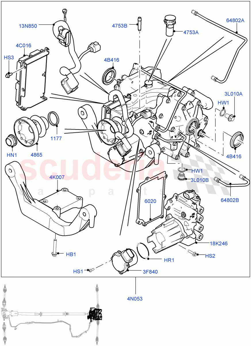 Rear Axle (Internal Components) (Changsu (China), Dynamic Driveline) ((V) FROMFG000001, (V) TOKG446856) of Land Rover Land Rover Discovery Sport (2015+) [2.0 Turbo Petrol AJ200P]