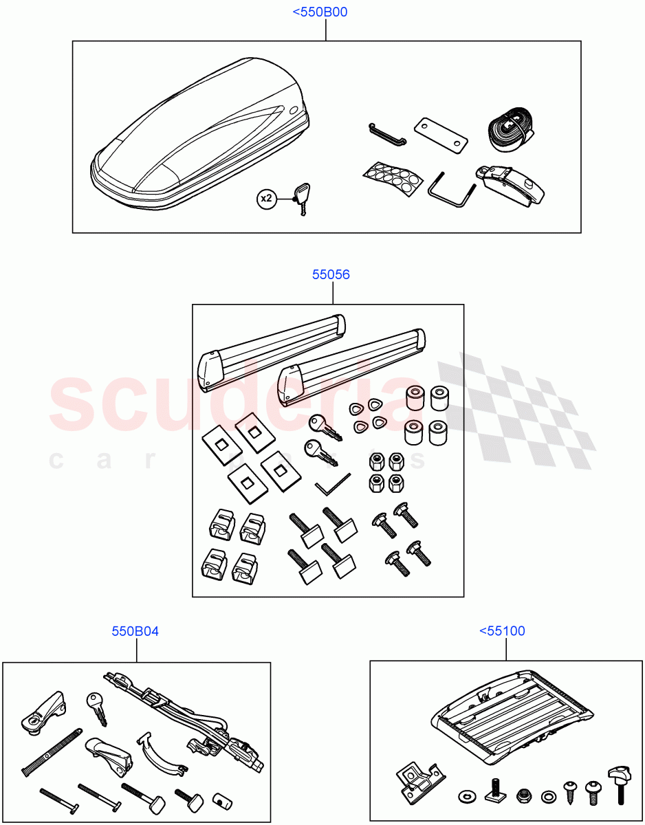 Carriers & Boxes of Land Rover Land Rover Range Rover (2022+) [3.0 I6 Turbo Diesel AJ20D6]