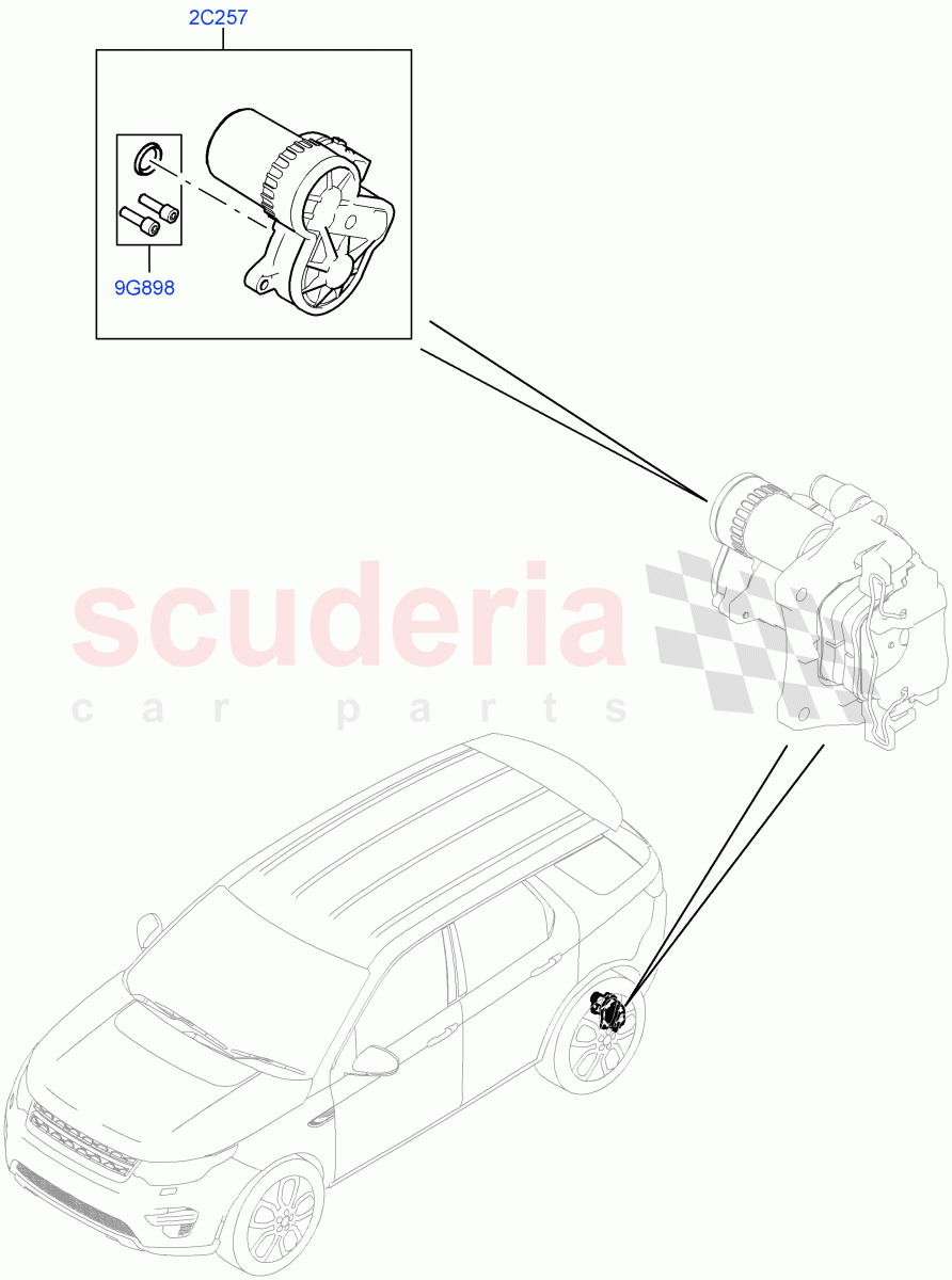 Parking Brake (Itatiaia (Brazil)) ((V) FROMGT000001) of Land Rover Land Rover Discovery Sport (2015+) [1.5 I3 Turbo Petrol AJ20P3]