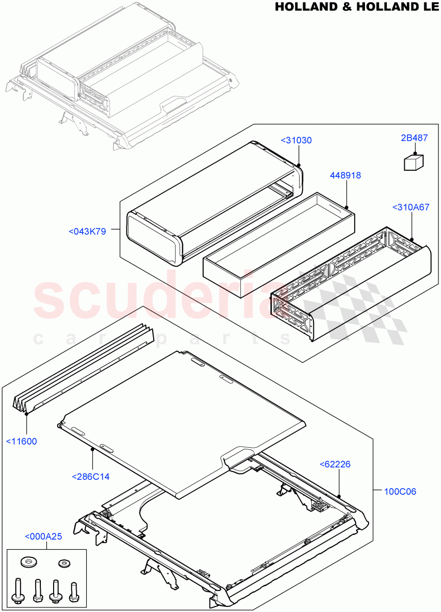 Load Compartment Trim (Holland & Holland LE) ((V) FROMFA000001) of Land Rover Land Rover Range Rover (2012-2021) [2.0 Turbo Petrol GTDI]