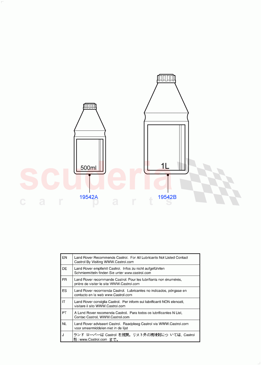 Hydraulic Oil & Brake Fluid (Changsu (China)) ((V) FROMEG000001) of Land Rover Land Rover Range Rover Evoque (2012-2018) [2.0 Turbo Petrol GTDI]