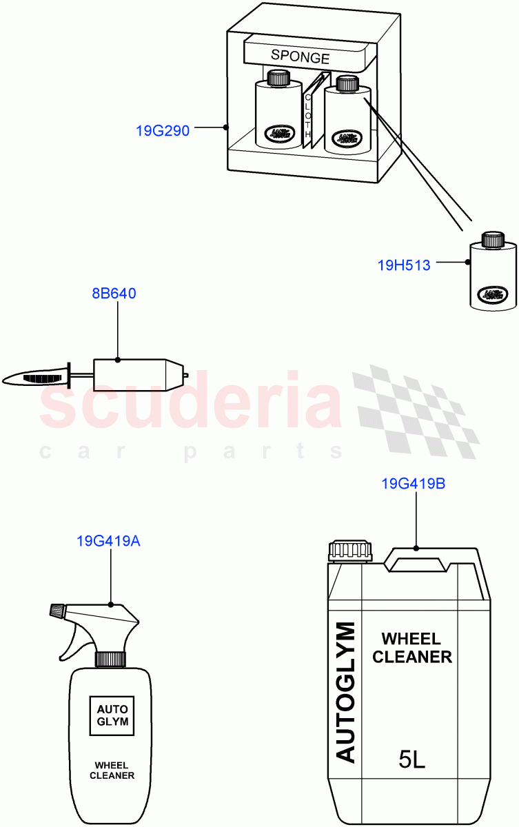 Appearance And Maintenance Aids (Accessory) ((V) FROMAA000001) of Land Rover Land Rover Range Rover Sport (2010-2013) [5.0 OHC SGDI SC V8 Petrol]