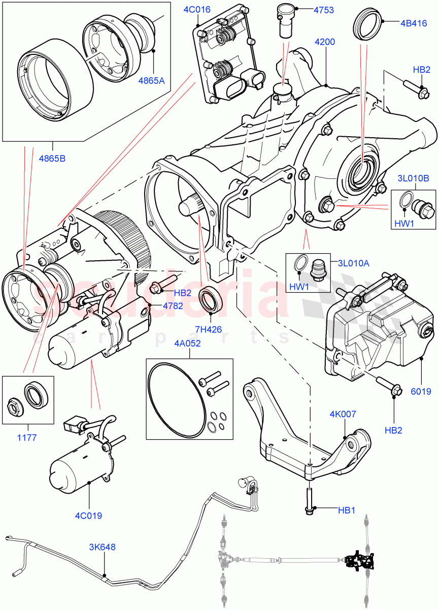 Rear Axle (Changsu (China), Efficient Driveline) ((V) FROMGG134738) of Land Rover Land Rover Range Rover Evoque (2012-2018) [2.0 Turbo Petrol GTDI]