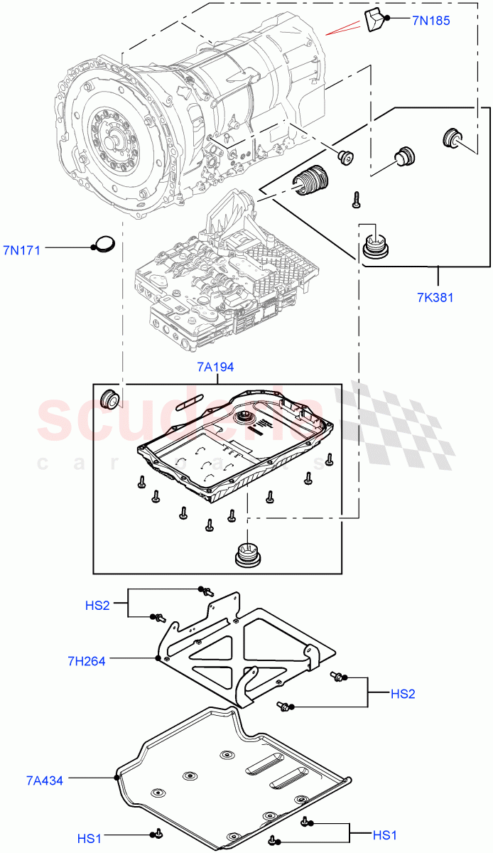 Transmission External Components of Land Rover Land Rover Range Rover (2012-2021) [3.0 I6 Turbo Petrol AJ20P6]