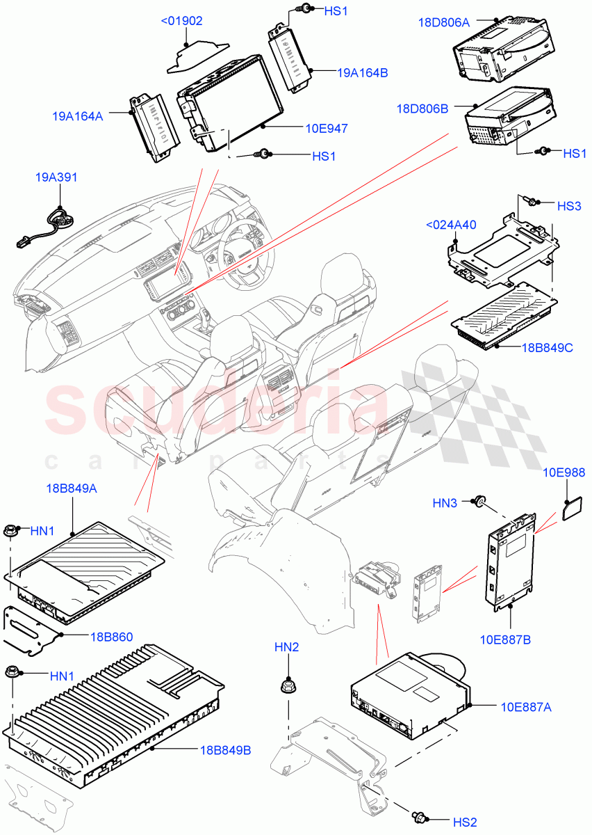 Audio Equipment - Original Fit ((V) TOHA999999) of Land Rover Land Rover Range Rover Sport (2014+) [5.0 OHC SGDI SC V8 Petrol]