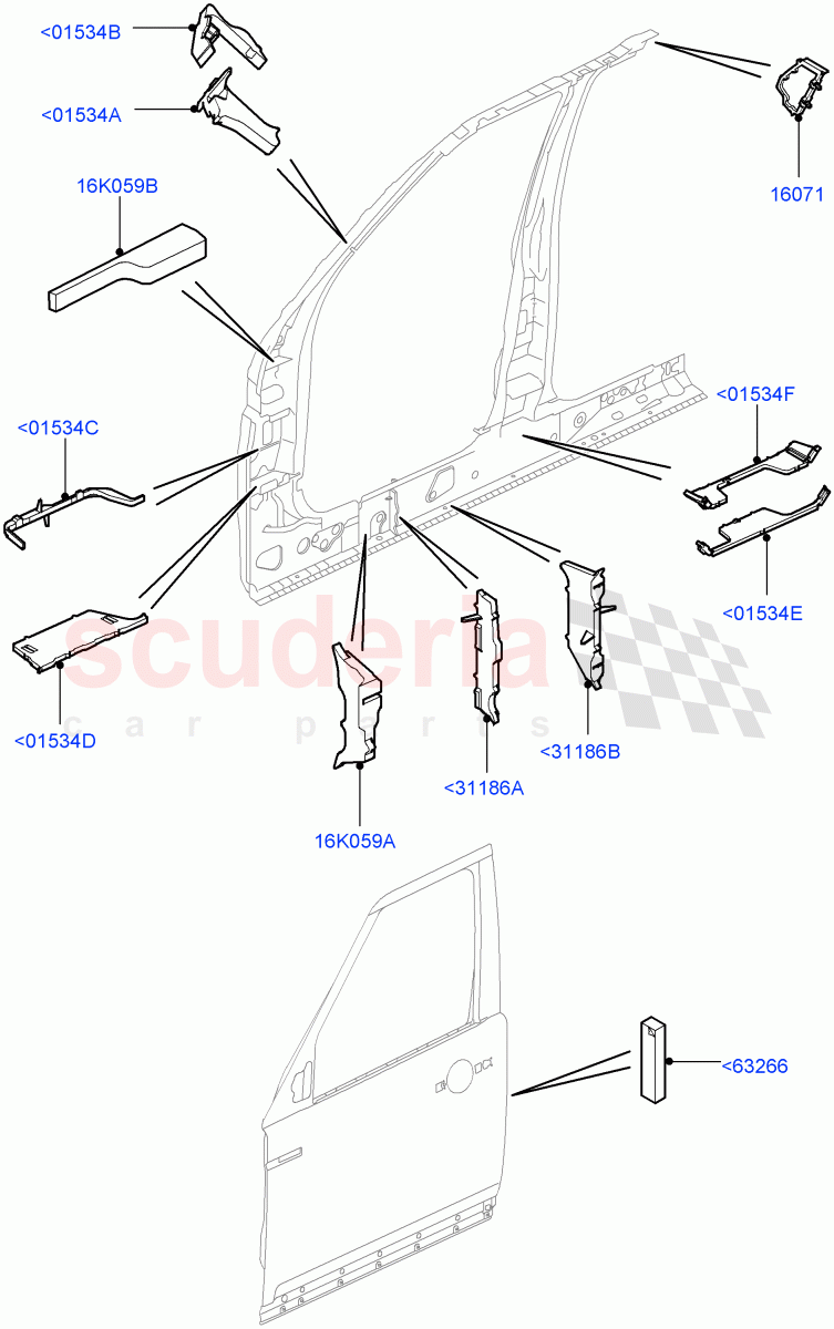Insulators - Front (Side) ((V) FROMAA000001) of Land Rover Land Rover Discovery 4 (2010-2016) [4.0 Petrol V6]
