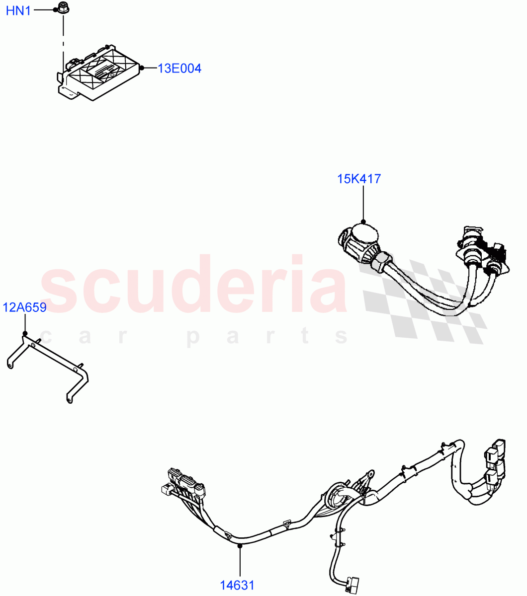 Towing Electrics (Accessory) of Land Rover Land Rover Range Rover (2022+) [3.0 I6 Turbo Diesel AJ20D6]