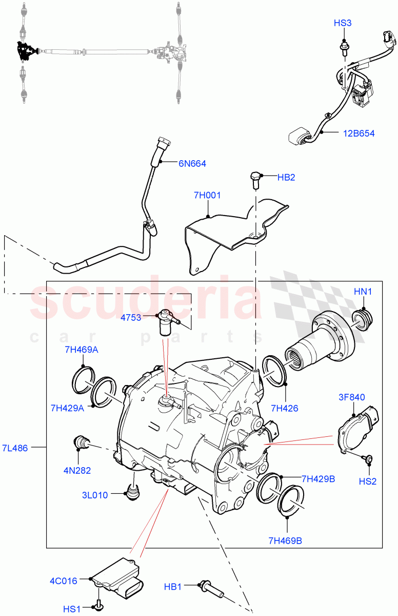 Front Axle Case (2.0L AJ20P4 Petrol High PTA, Changsu (China), 2.0L AJ20P4 Petrol Mid PTA) ((V) FROMKG446857) of Land Rover Land Rover Discovery Sport (2015+) [2.0 Turbo Petrol GTDI]