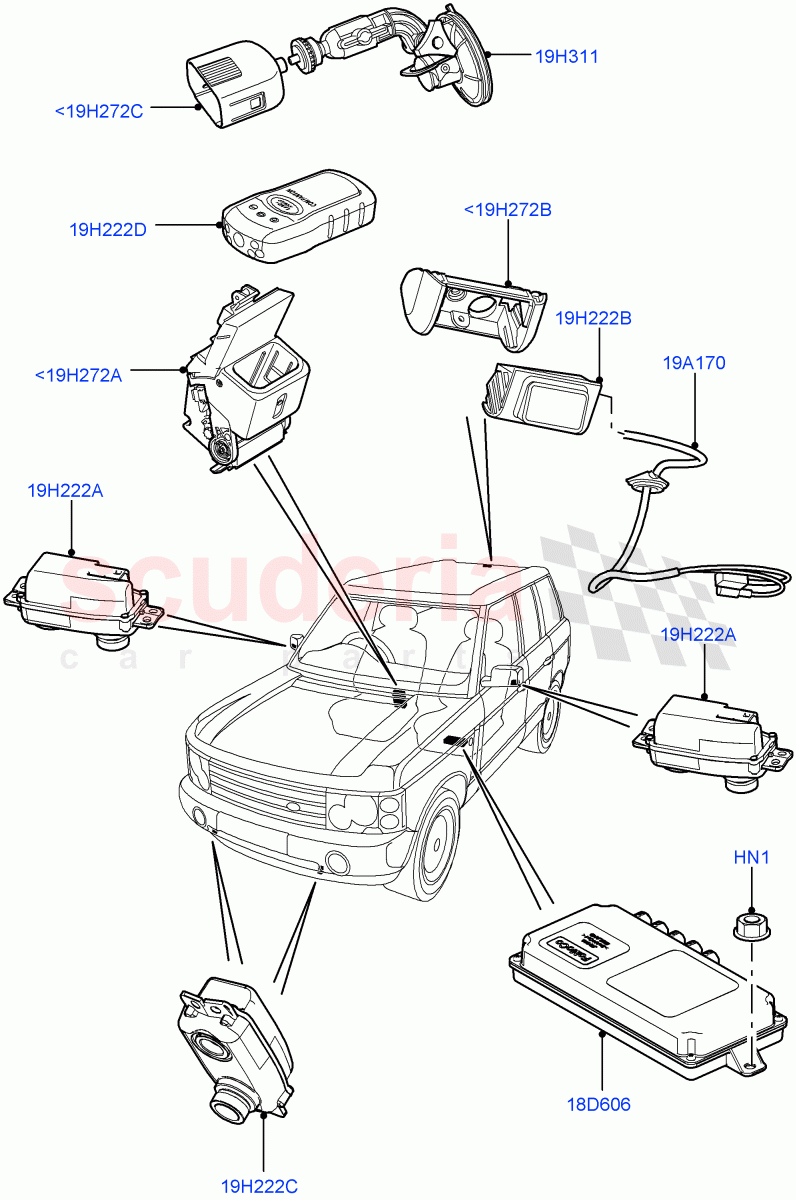 Camera Equipment ((V) FROMAA000001) of Land Rover Land Rover Range Rover (2010-2012) [4.4 DOHC Diesel V8 DITC]