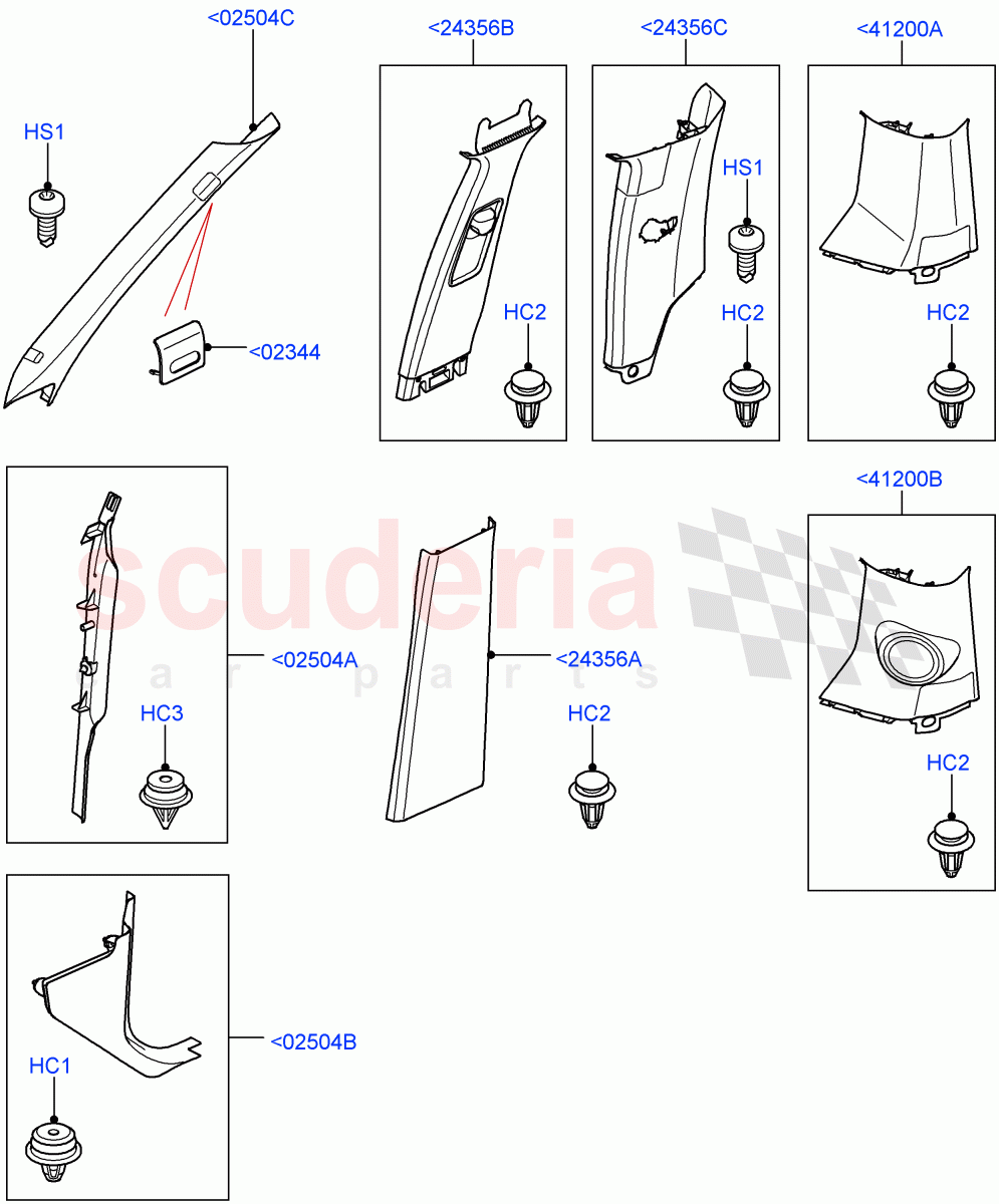 Side Trim (Front And Rear) ((V) FROMAA000001) of Land Rover Land Rover Discovery 4 (2010-2016) [5.0 OHC SGDI NA V8 Petrol]