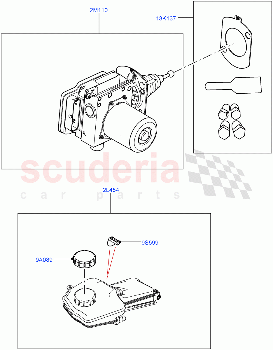 Brake And ABS Pump (Changsu (China)) ((V) FROMMG575835) of Land Rover Land Rover Range Rover Evoque (2019+) [2.0 Turbo Diesel AJ21D4]