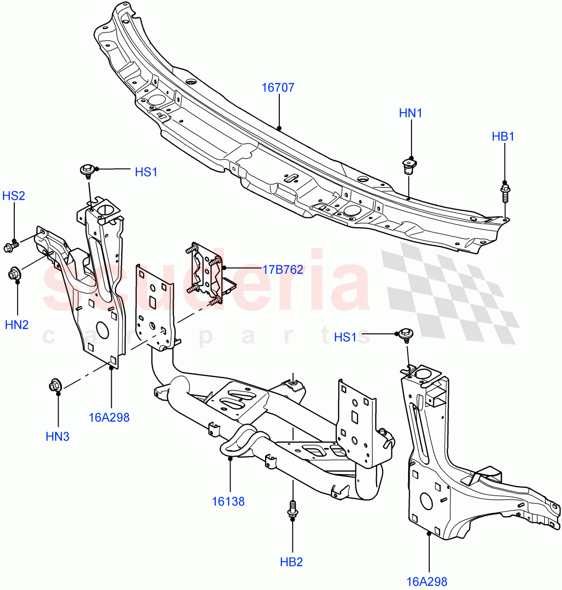 Front Panels, Aprons & Side Members (Front Panel) ((V) FROMAA000001) of Land Rover Land Rover Range Rover (2010-2012) [5.0 OHC SGDI NA V8 Petrol]