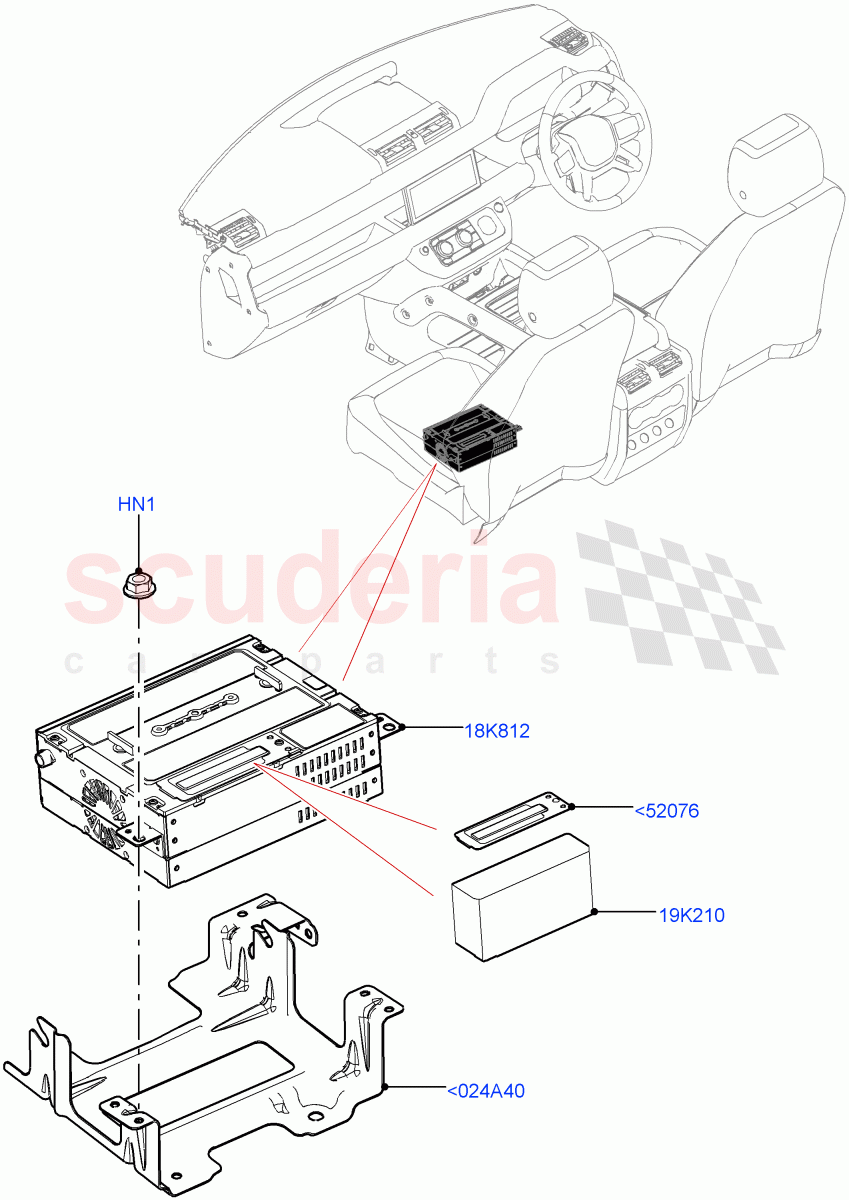 Family Entertainment System of Land Rover Land Rover Defender (2020+) [2.0 Turbo Petrol AJ200P]