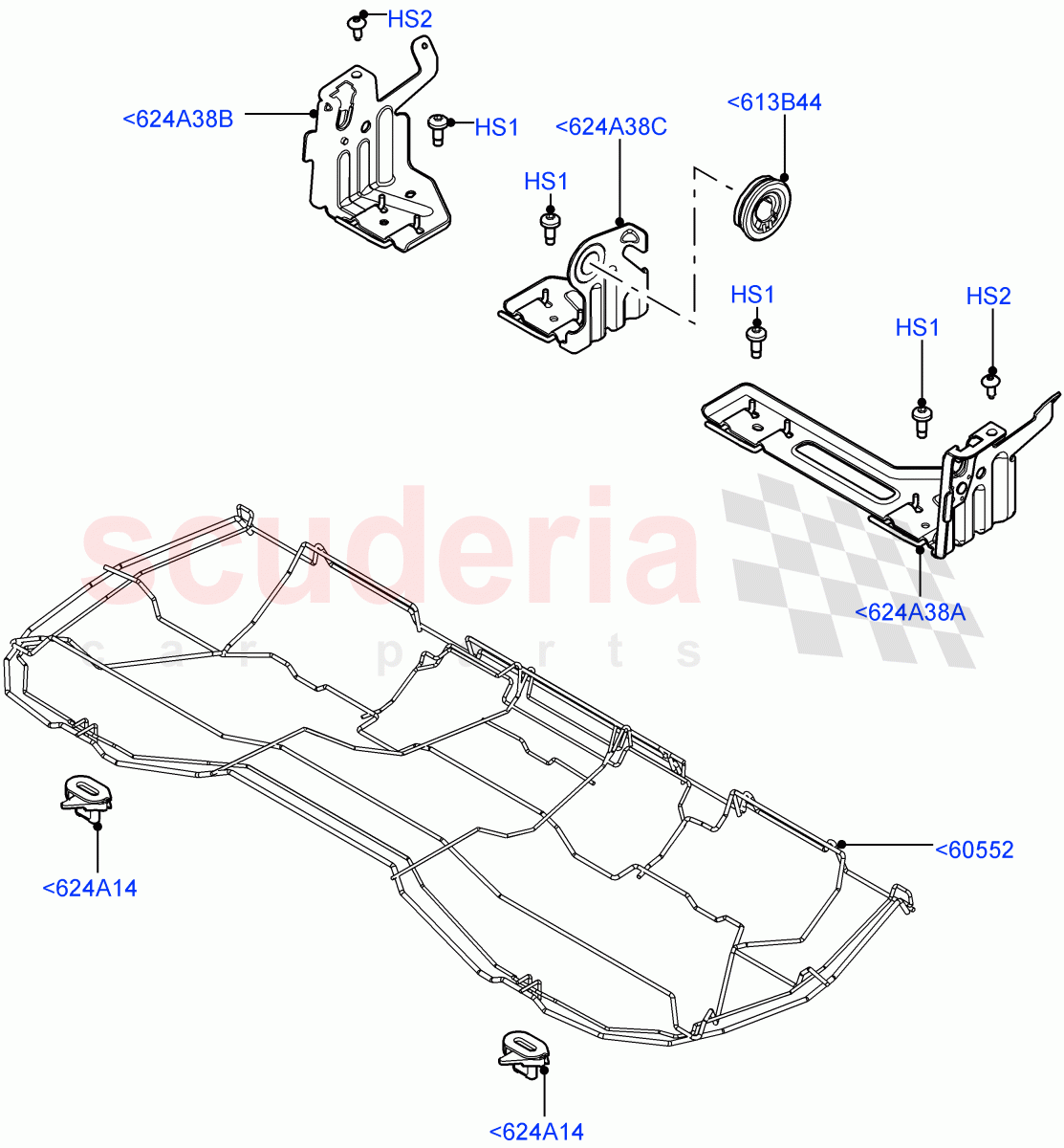 Rear Seat Base (Itatiaia (Brazil)) ((V) FROMGT000001) of Land Rover Land Rover Range Rover Evoque (2012-2018) [2.0 Turbo Petrol GTDI]
