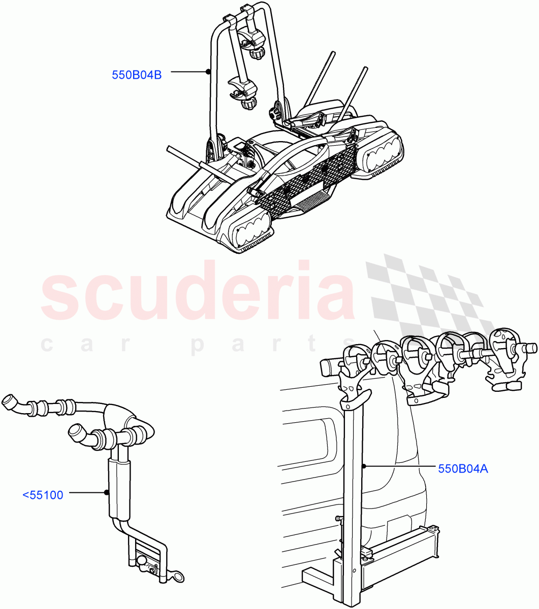 Accessories - Sports And Leisure (Accessory) ((V) FROMAA000001) of Land Rover Land Rover Range Rover Sport (2010-2013) [3.0 Diesel 24V DOHC TC]