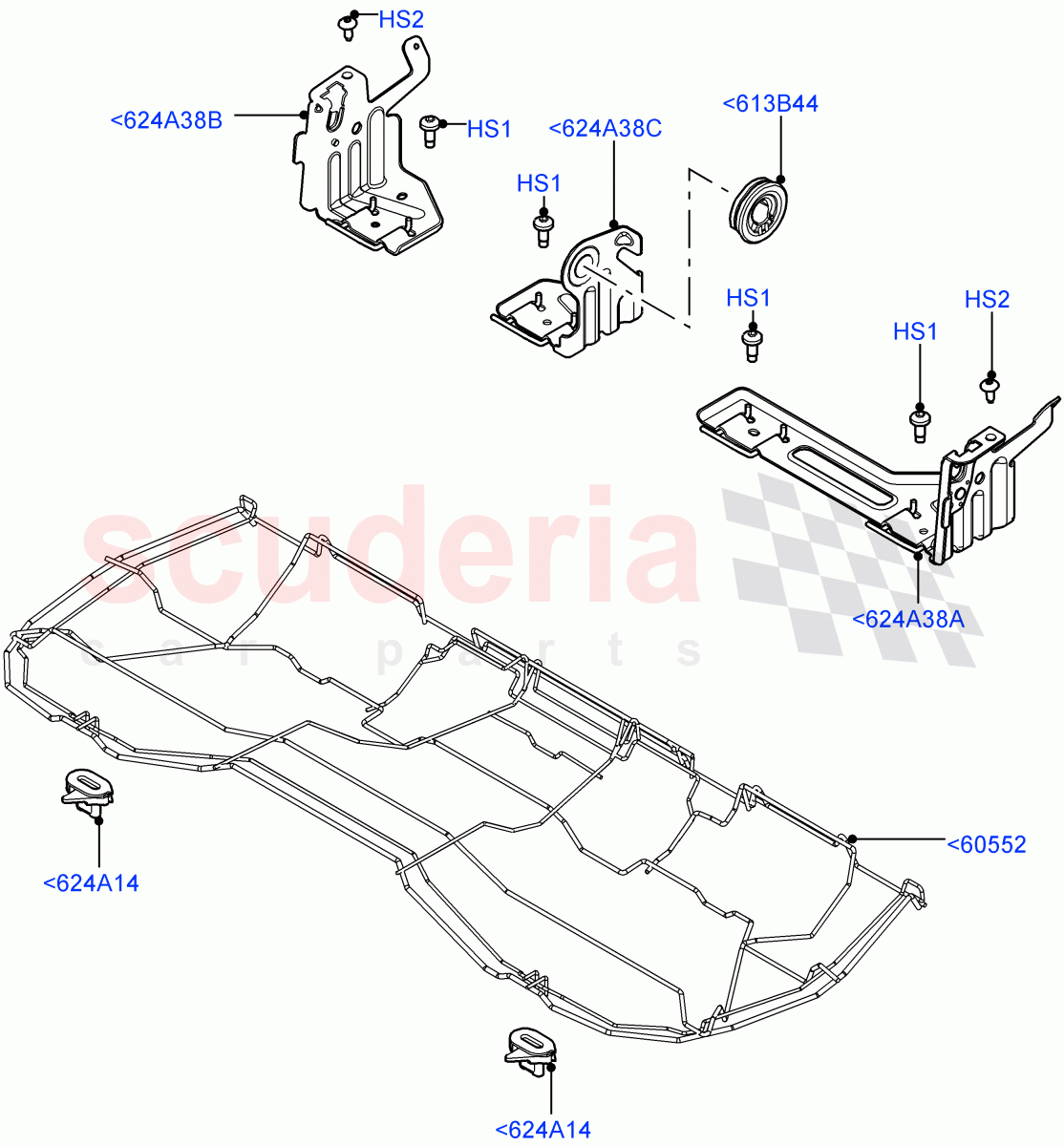 Rear Seat Base (Changsu (China)) ((V) FROMEG000001) of Land Rover Land Rover Range Rover Evoque (2012-2018) [2.0 Turbo Diesel]