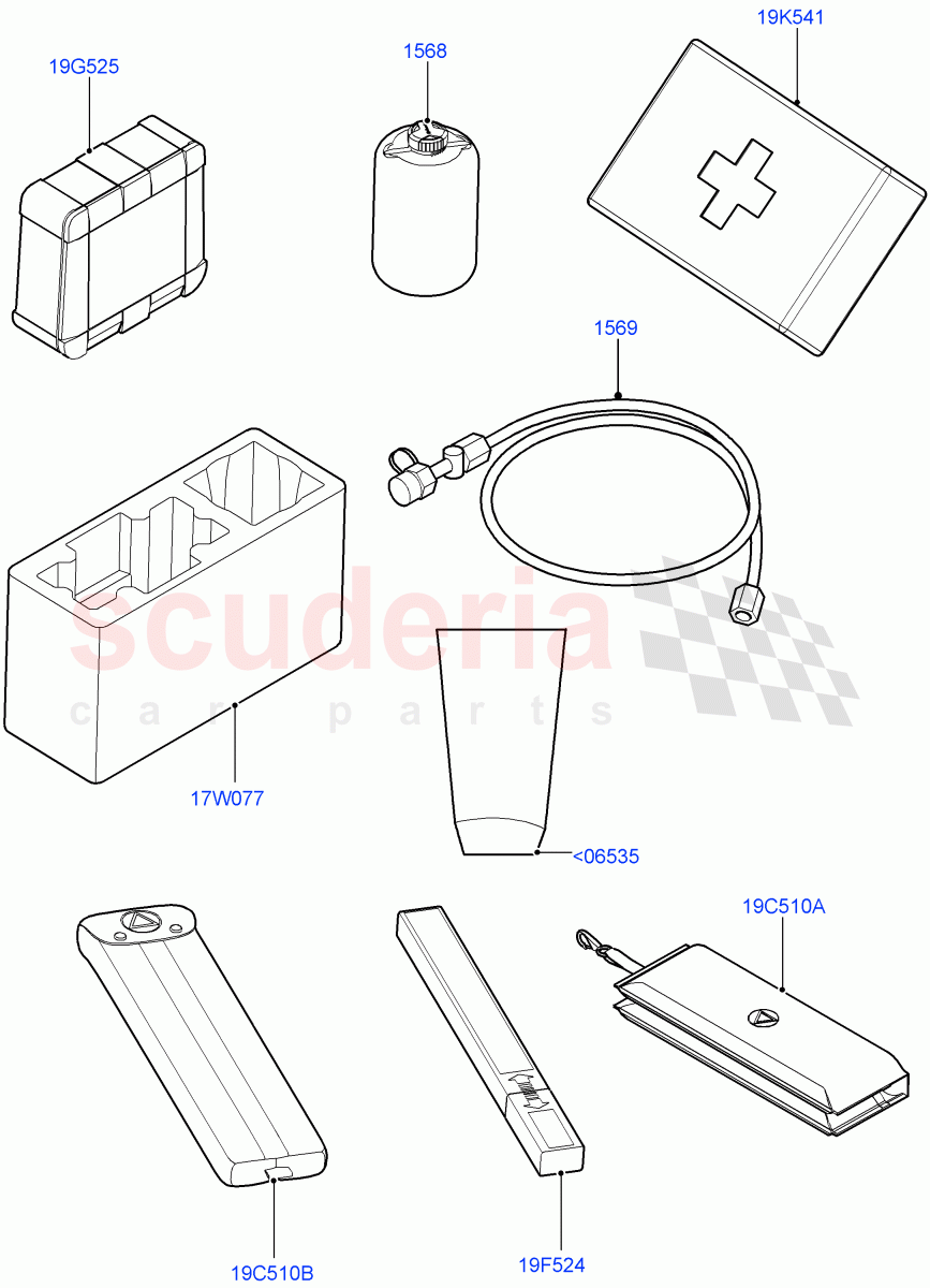 Emergency And Safety Equipment (Factory Fitted) of Land Rover Land Rover Range Rover (2012-2021) [5.0 OHC SGDI SC V8 Petrol]