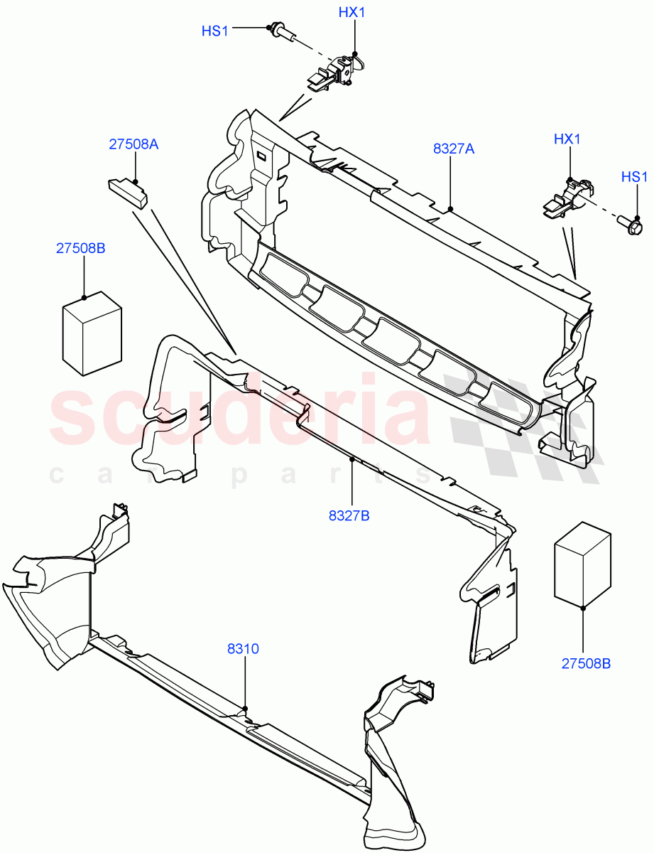 Air Deflectors (Itatiaia (Brazil)) ((V) FROMGT000001) of Land Rover Land Rover Range Rover Evoque (2012-2018) [2.0 Turbo Diesel]