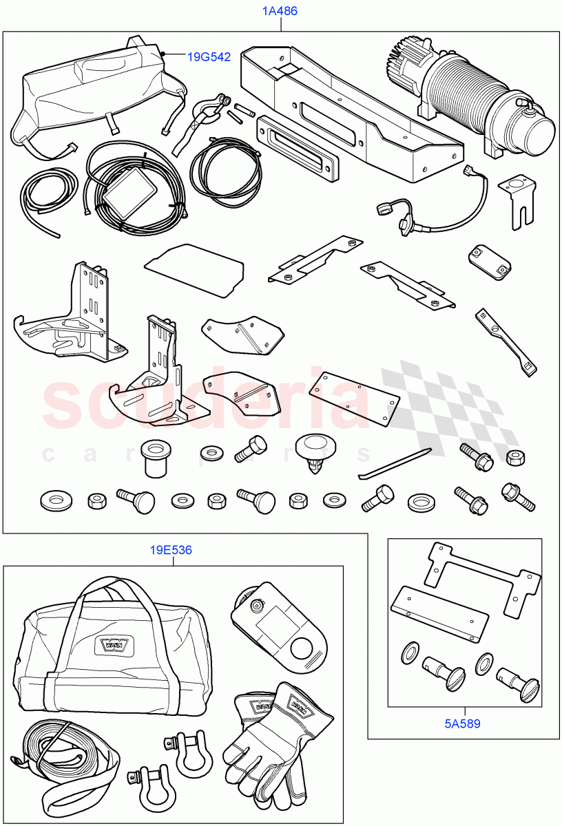 Emergency And Safety Equipment (External, Accessory) ((V) FROMAA000001) of Land Rover Land Rover Discovery 4 (2010-2016) [3.0 Diesel 24V DOHC TC]