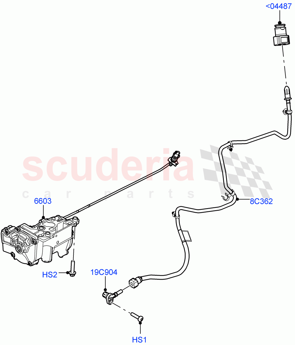 Vacuum Control And Air Injection (Nitra Plant Build) (3.0L AJ20P6 Petrol High) ((V) FROML2000001) of Land Rover Land Rover Defender (2020+) [3.0 I6 Turbo Petrol AJ20P6]