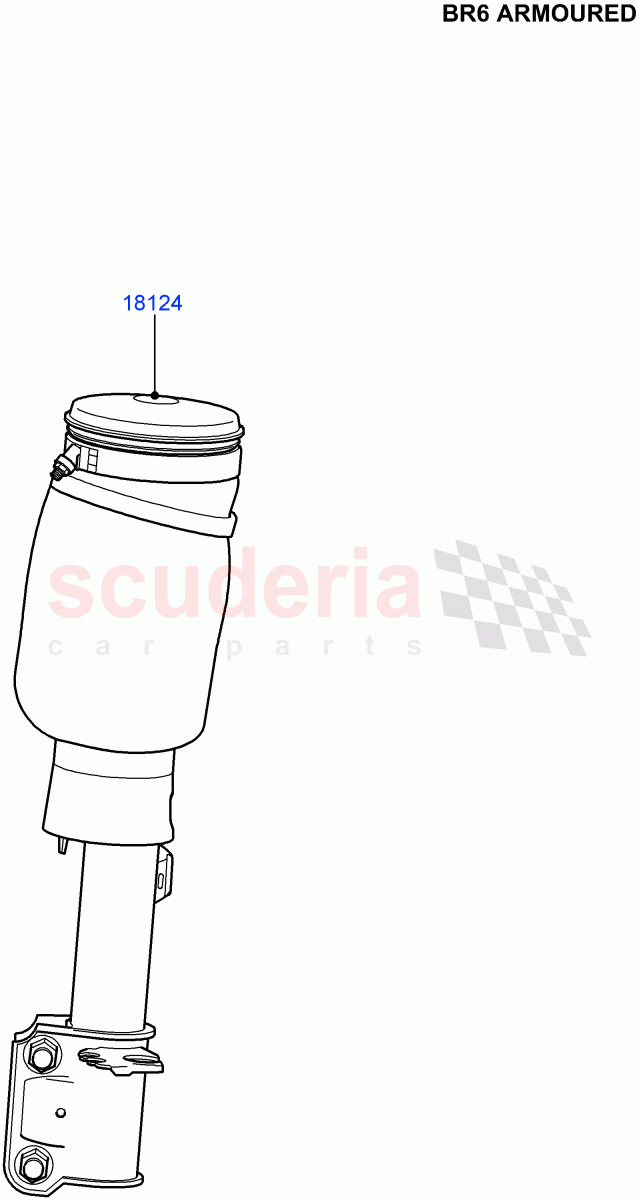 Front Suspension Struts And Springs (With B6 Level Armouring) ((V) FROMAA000001) of Land Rover Land Rover Range Rover (2010-2012) [5.0 OHC SGDI NA V8 Petrol]