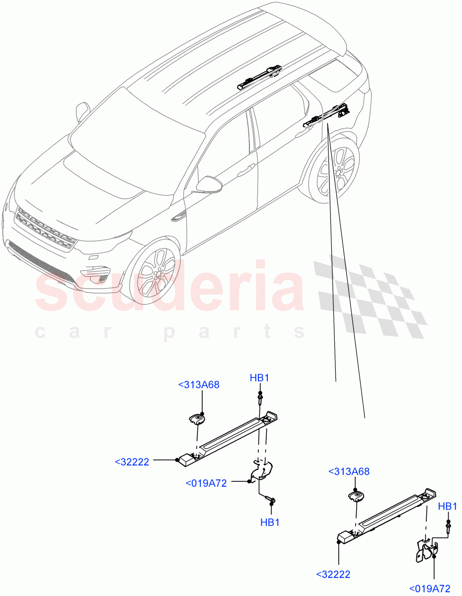 Load Compartment Trim (Floor) (Changsu (China)) ((V) FROMFG000001) of Land Rover Land Rover Discovery Sport (2015+) [2.2 Single Turbo Diesel]