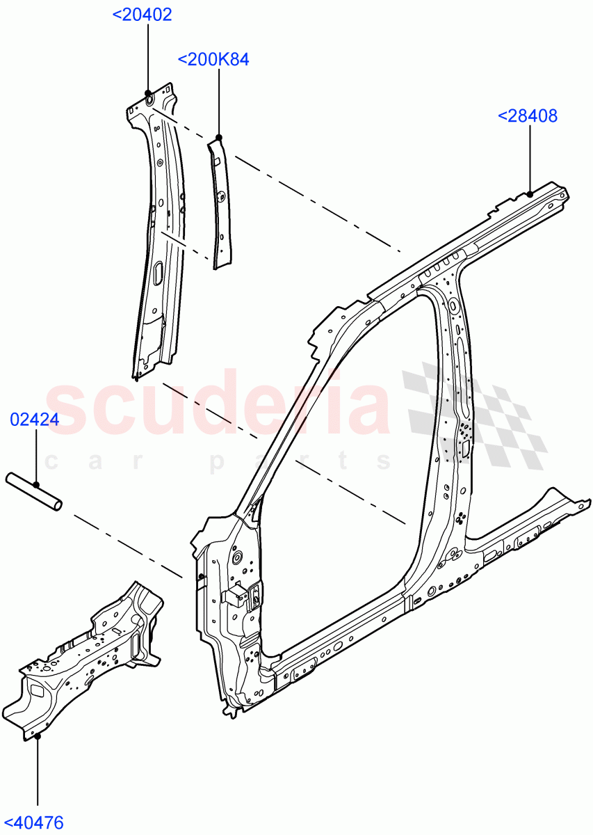 Side Panels - Inner (Front) (Changsu (China)) ((V) FROMFG000001) of Land Rover Land Rover Discovery Sport (2015+) [2.0 Turbo Petrol GTDI]