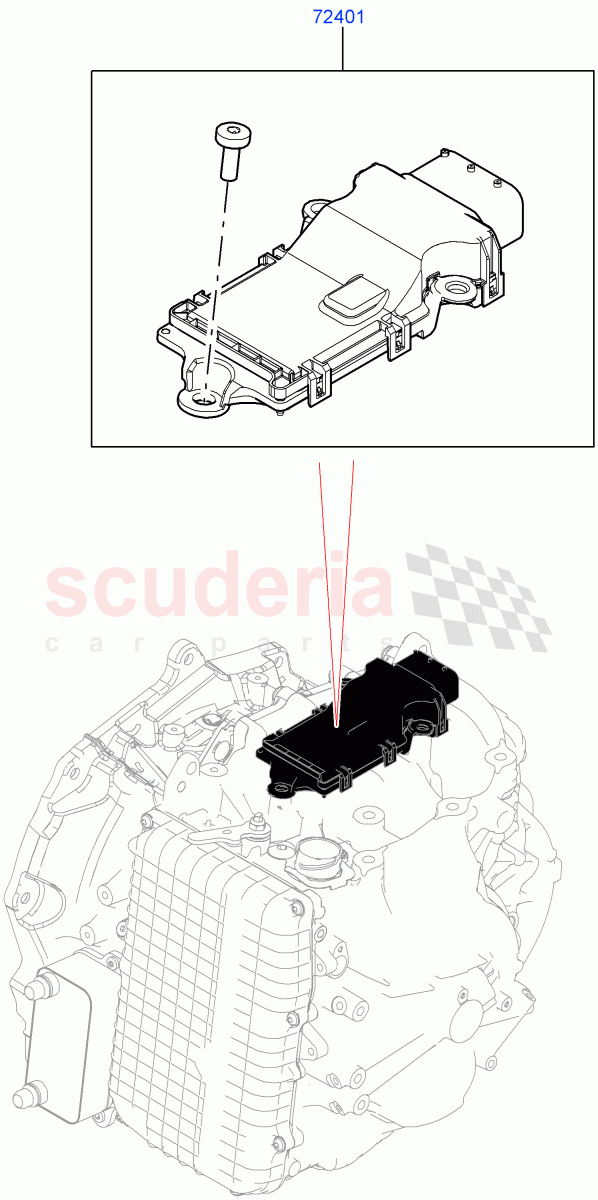 Transmission Modules And Sensors (9 Speed Auto Trans 9HP50, Changsu (China)) ((V) FROMKG006088) of Land Rover Land Rover Range Rover Evoque (2019+) [2.0 Turbo Petrol AJ200P]