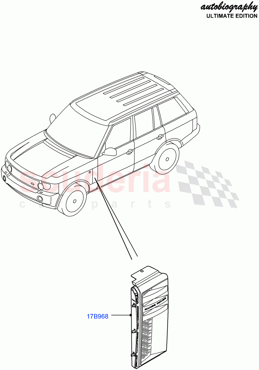 Dash Panel And Front Fenders (Autobiography Ultimate Edition) ((V) FROMBA344356) of Land Rover Land Rover Range Rover (2010-2012) [5.0 OHC SGDI NA V8 Petrol]