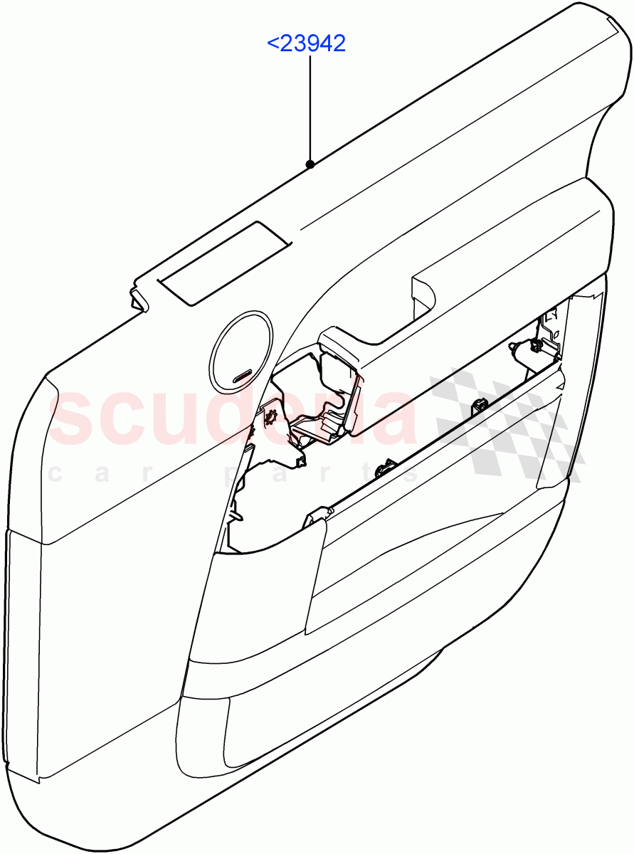 Front Door Trim Panels ((V) TOHA999999) of Land Rover Land Rover Range Rover (2012-2021) [4.4 DOHC Diesel V8 DITC]