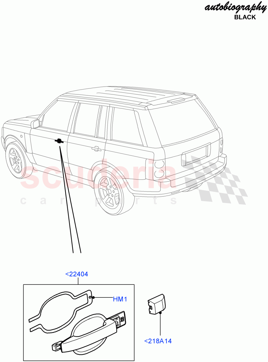 Front Door Lock Controls (Autobiography Black LE) ((V) FROMAA313069) of Land Rover Land Rover Range Rover (2010-2012) [4.4 DOHC Diesel V8 DITC]