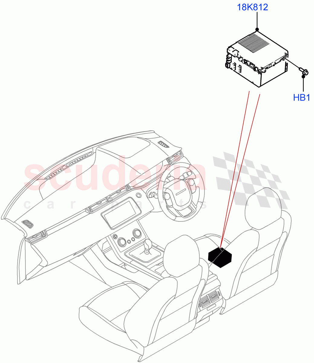 Family Entertainment System (Halewood (UK)) ((V) TOLH999999) of Land Rover Land Rover Range Rover Evoque (2019+) [1.5 I3 Turbo Petrol AJ20P3]