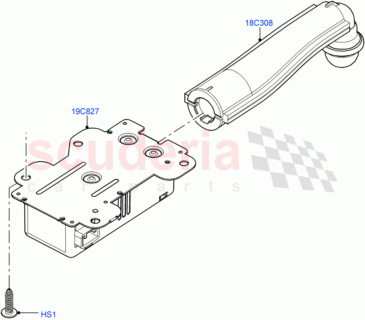 Heater/Air Cond.External Components (Ioniser, Facia) (Air Purge Inistin+Pthgn PM 2.5/C02, Air Purge Ionisation / PM2.5, Air Purge/Ionisation/PM2.5/CO2) of Land Rover Land Rover Range Rover (2022+) [3.0 I6 Turbo Petrol AJ20P6]