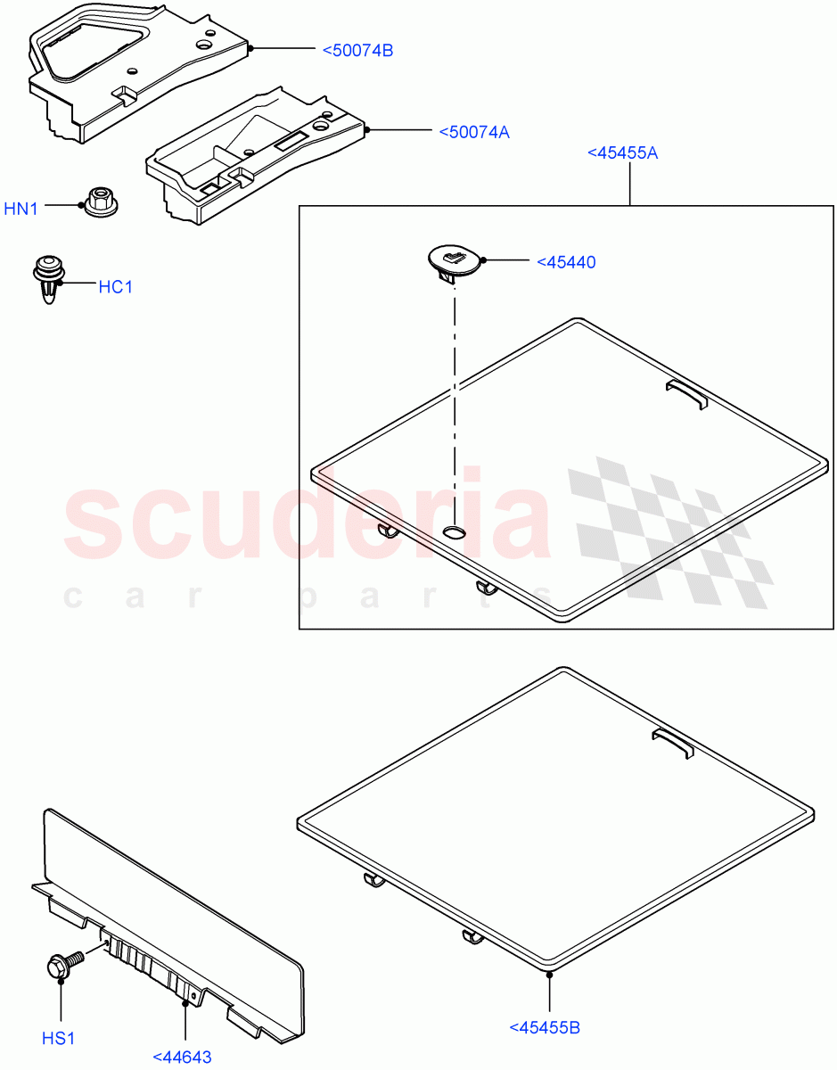 Load Compartment Trim (Floor) (Less Armoured) ((V) FROMAA000001) of Land Rover Land Rover Range Rover (2010-2012) [4.4 DOHC Diesel V8 DITC]