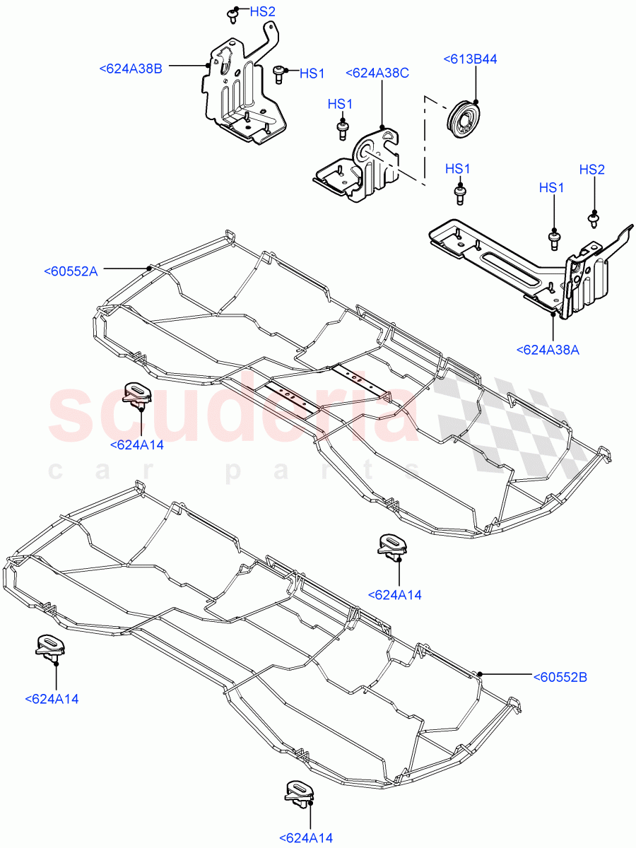 Rear Seat Base (Halewood (UK)) of Land Rover Land Rover Range Rover Evoque (2012-2018) [2.0 Turbo Petrol GTDI]