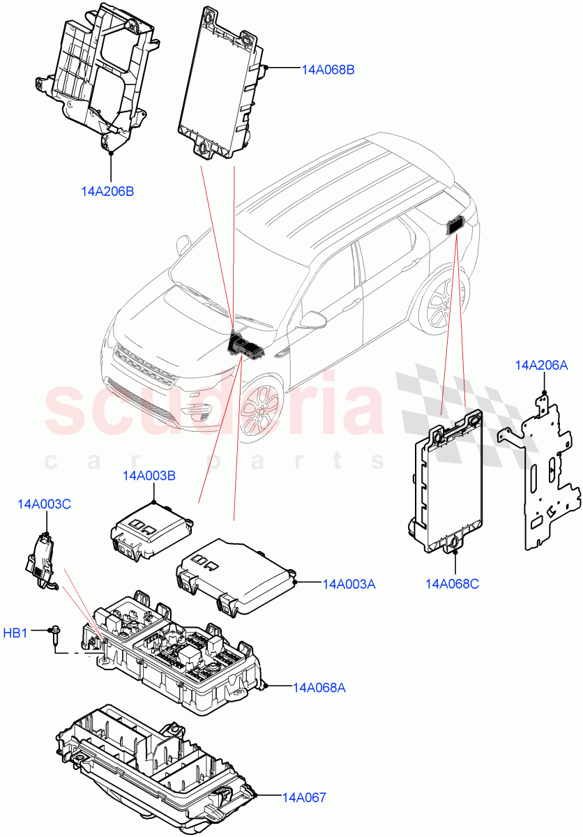 Fuses, Holders And Circuit Breakers (Changsu (China)) ((V) FROMKG446857) of Land Rover Land Rover Discovery Sport (2015+) [2.0 Turbo Petrol AJ200P]