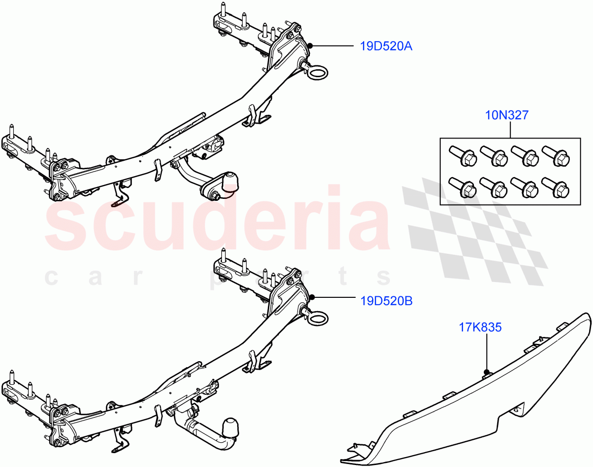Towing Equipment (Accessory) (Itatiaia (Brazil)) ((V) FROMLT000001) of Land Rover Land Rover Discovery Sport (2015+) [2.0 Turbo Diesel]