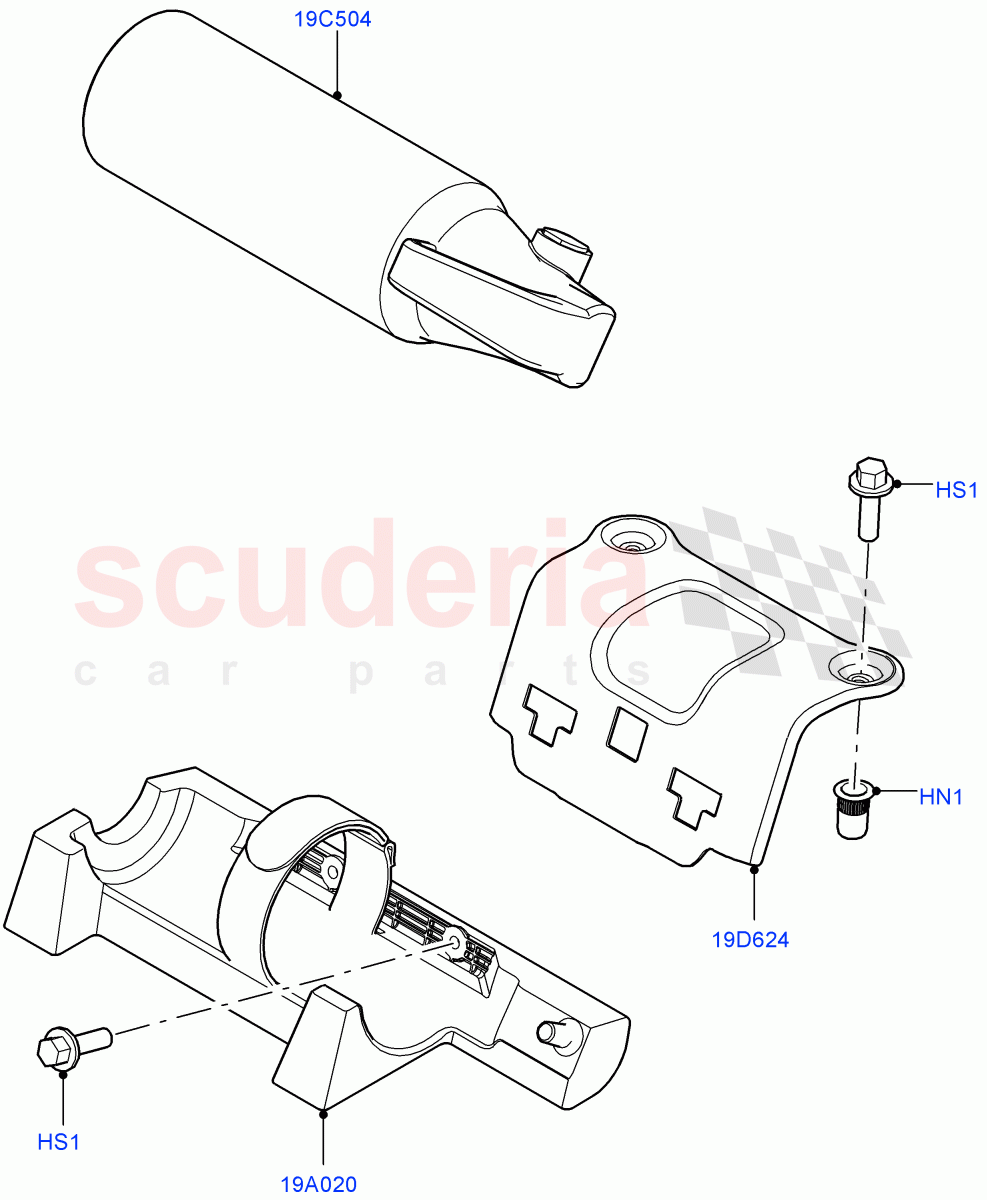 Emergency And Safety Equipment (With Fire Extinguisher) ((V) FROMJA000001) of Land Rover Land Rover Discovery 5 (2017+) [3.0 I6 Turbo Petrol AJ20P6]