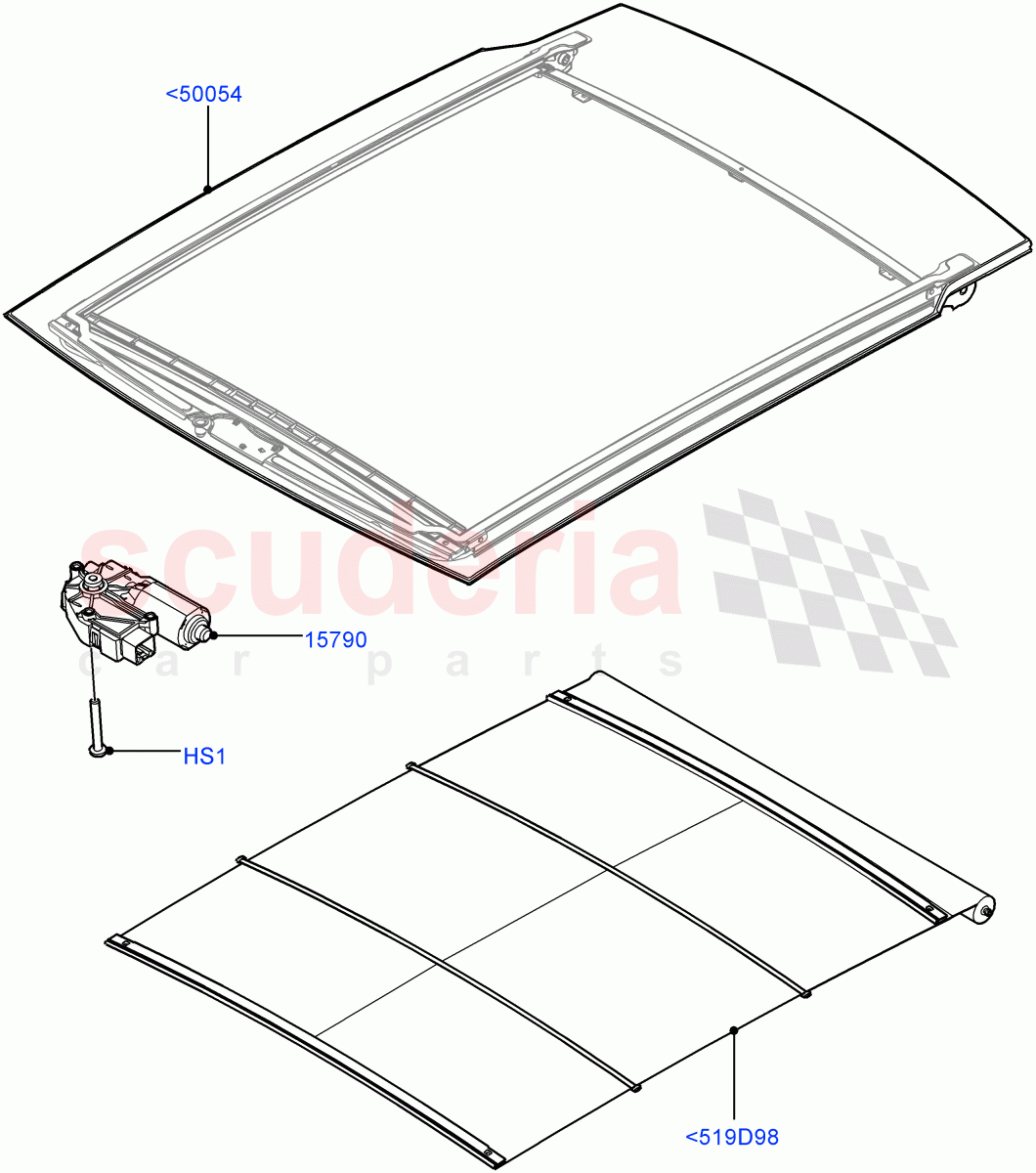 Panoramic Glass Roof (With Roof Conversion-Panorama Roof, Itatiaia (Brazil)) ((V) FROMGT000001) of Land Rover Land Rover Range Rover Evoque (2012-2018) [2.2 Single Turbo Diesel]