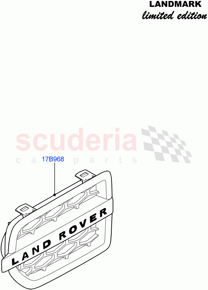 Dash Panel And Front Fenders (Landmark Limited Edition) ((V) FROMBA000001) of Land Rover Land Rover Discovery 4 (2010-2016) [3.0 DOHC GDI SC V6 Petrol]