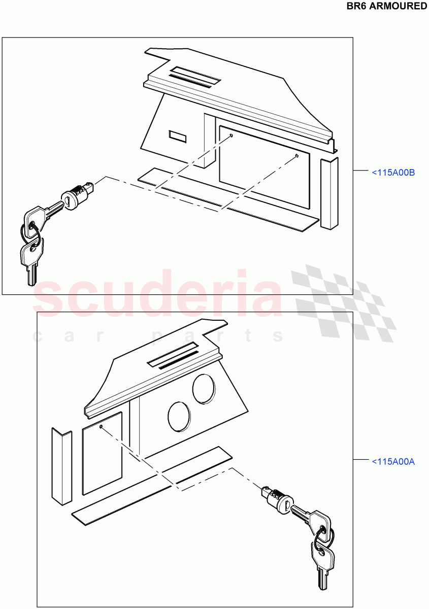 Side Trim (Luggage Compartment) (With B6 Level Armouring) ((V) FROMAA000001) of Land Rover Land Rover Range Rover (2010-2012) [3.6 V8 32V DOHC EFI Diesel]