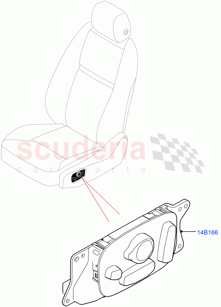 Switches (Seats) (Itatiaia (Brazil)) of Land Rover Land Rover Range Rover Evoque (2019+) [2.0 Turbo Diesel]