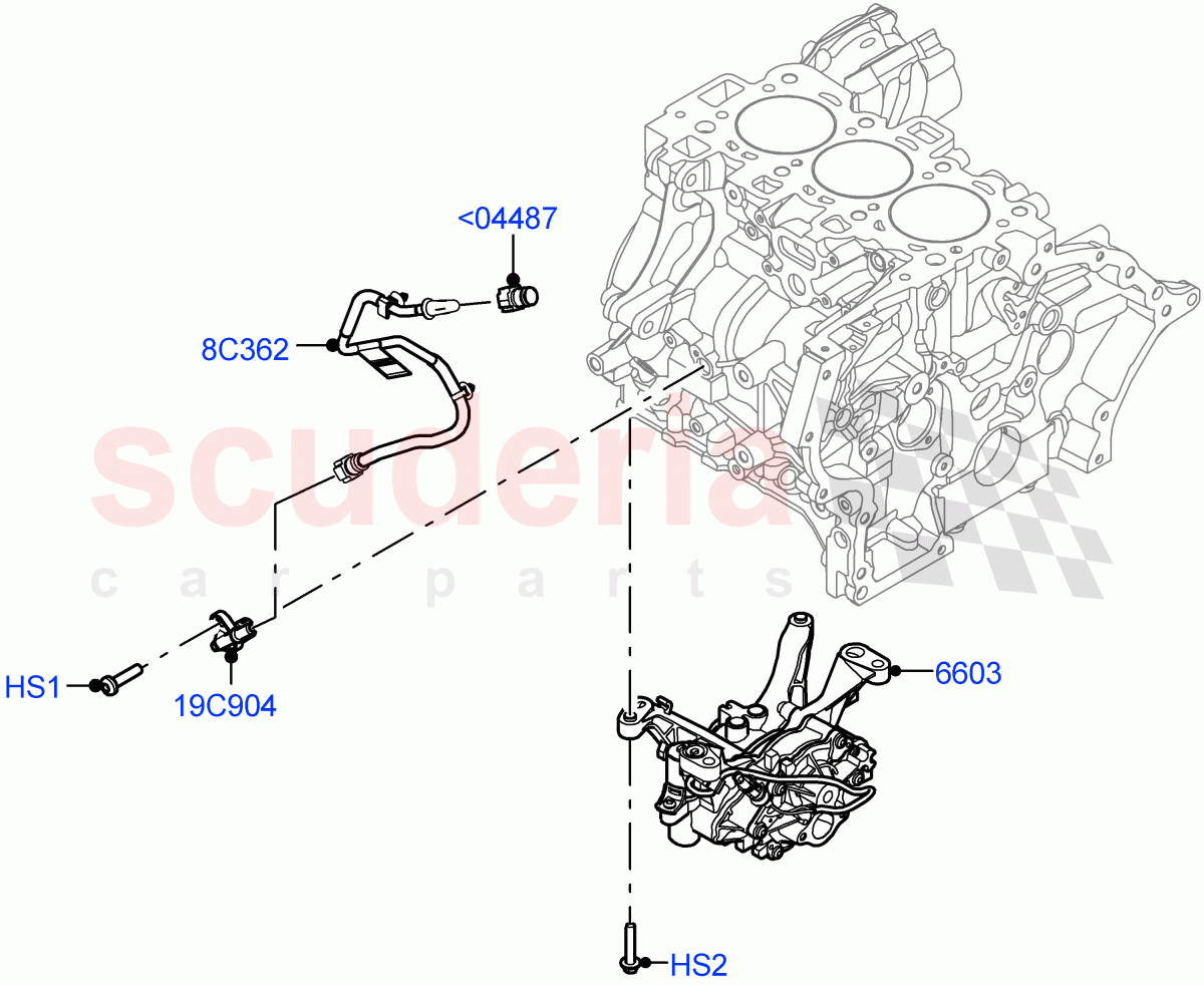 Vacuum Control And Air Injection (1.5L AJ20P3 Petrol High, Halewood (UK)) ((V) FROMMH000001) of Land Rover Land Rover Range Rover Evoque (2019+) [1.5 I3 Turbo Petrol AJ20P3]